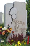 Diptychon auf Friedhof Klliken,  Peter Mnger